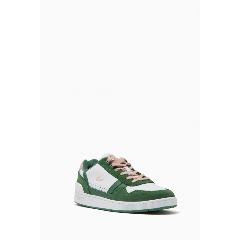 Lacoste - T-Clip Lace-up Low-top Sneakers in Leather