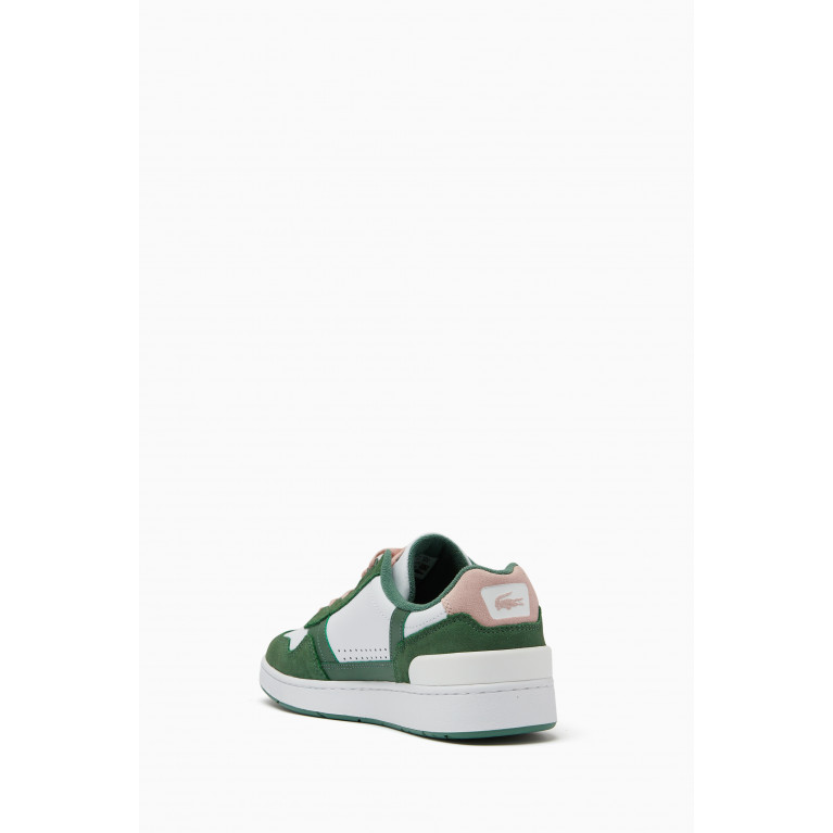 Lacoste - T-Clip Lace-up Low-top Sneakers in Leather