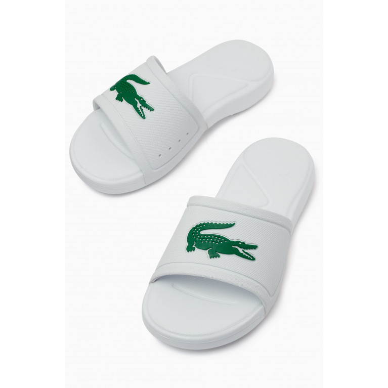 Lacoste - L.30 Logo Slides in Synthetic