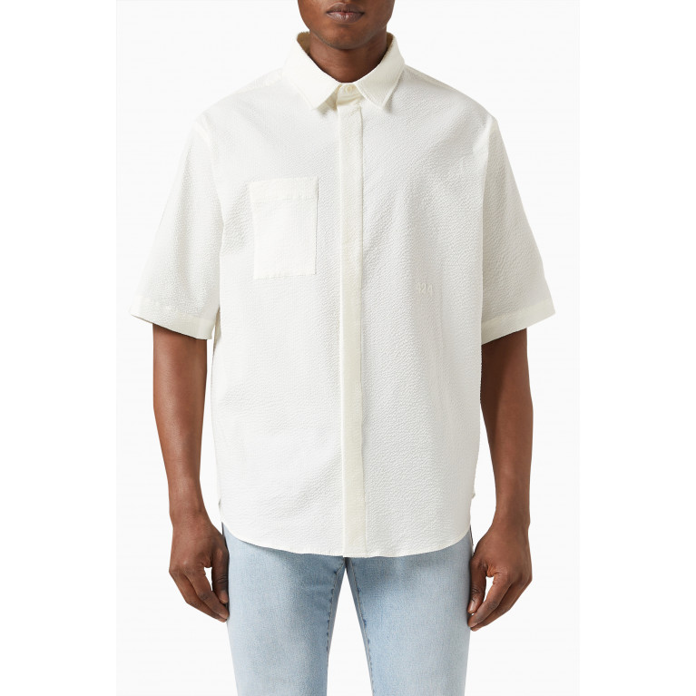 424 - Shirt in Textured Cotton