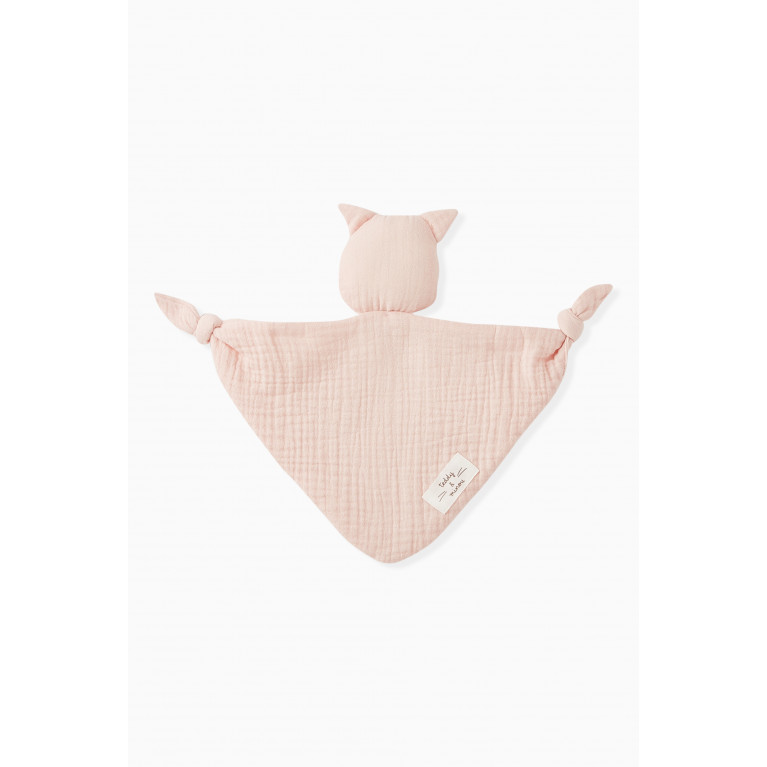 Teddy&Minou - Cat Plush Toy in Cotton Pink