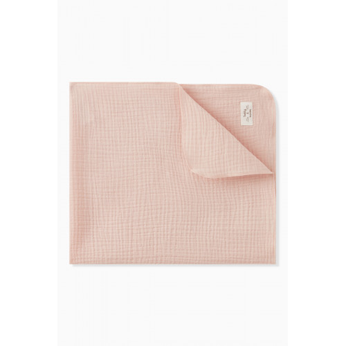 Teddy&Minou - Plain Blanket in Cotton Pink