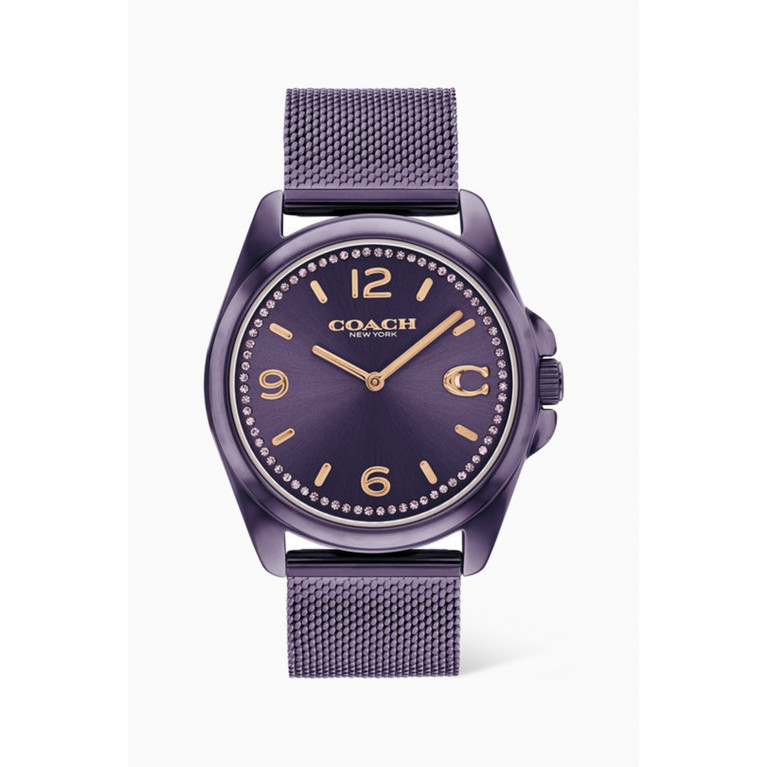 Coach - Greyson Quartz Steel Watch, 36mm