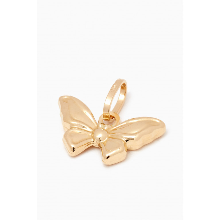 M's Gems - Golden Wings Pendant in 18kt Gold