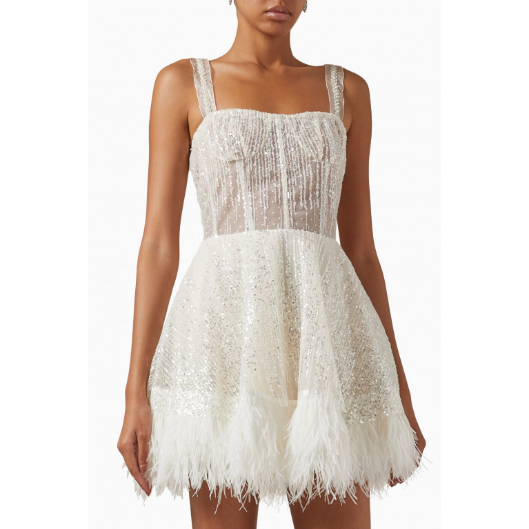 Bronx and Banco - Mademoiselle Bridal Mini Dress