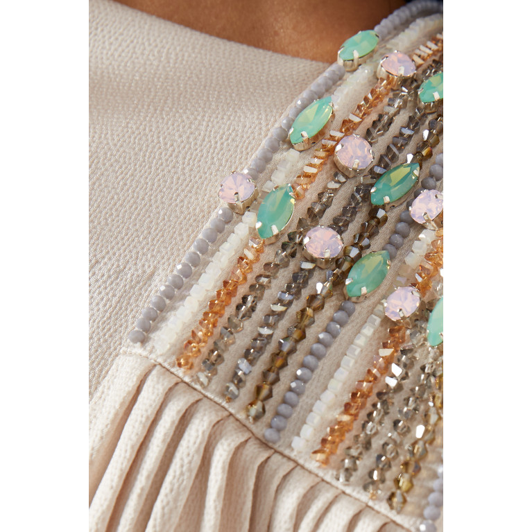 Nishida Shaheen - Embellished Abaya Dress Set
