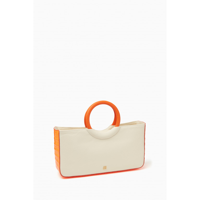 Maria Oliver - Margarite Tote Bag in Linen Orange
