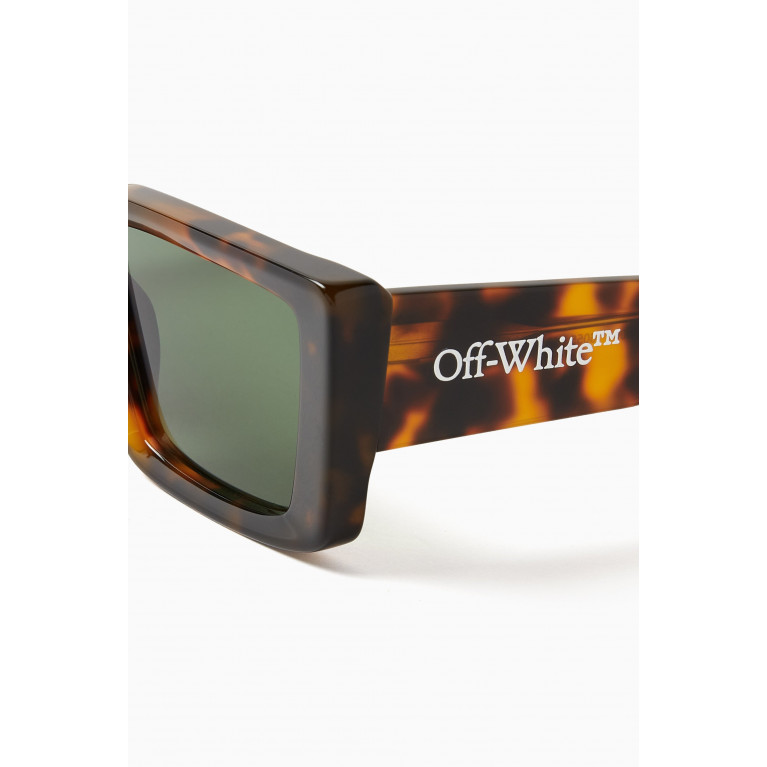 Off-White - Savannah Sunglasses in Acetate Brown