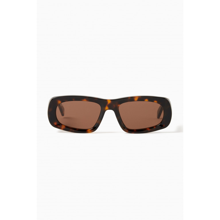 Off-White - Austin Sunglasses in Acetate Brown