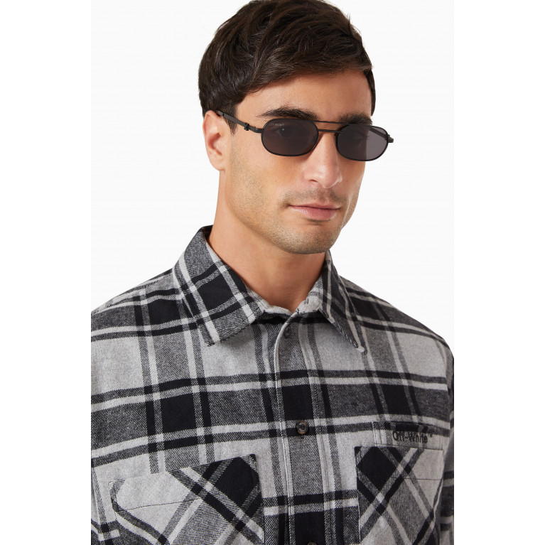 Off-White - Baltimore Sunglasses in Acetate Black