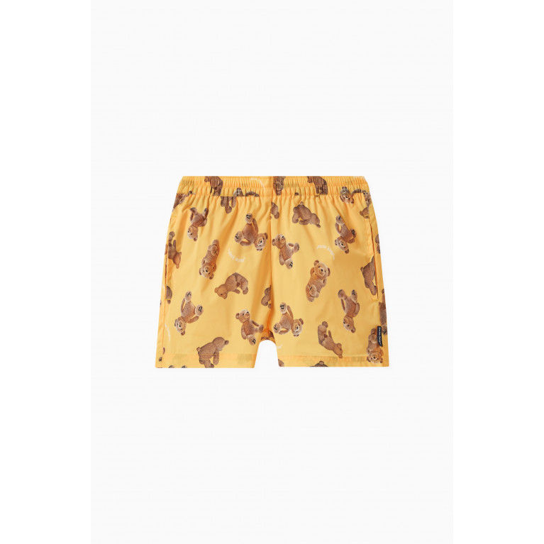 Palm Angels - Palm Angels - Bear Print Swim Shorts in Polyester