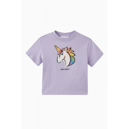 Palm Angels - Unicorn Print T-shirt in Cotton