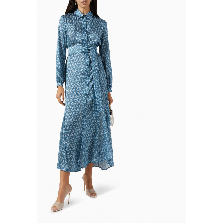 Latifa - Wendy Print Midi Dress