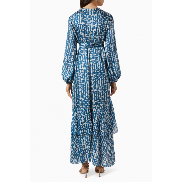 Latifa - Cale Print Midi Dress