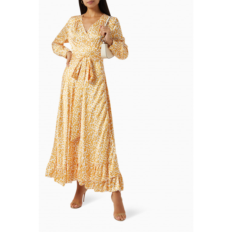 Latifa - Printed Wrap Dress