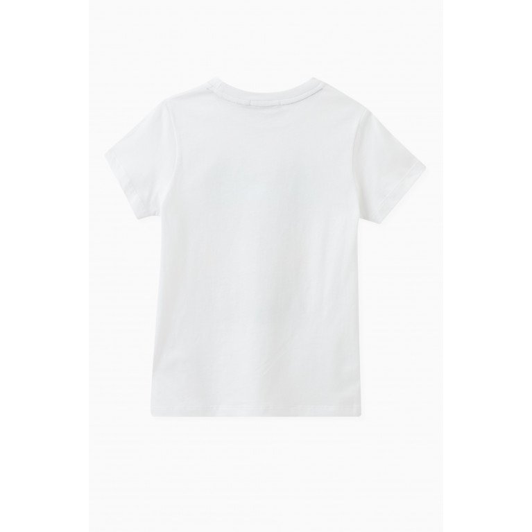 AIGNER - Bird Illustration T-shirt in Cotton White