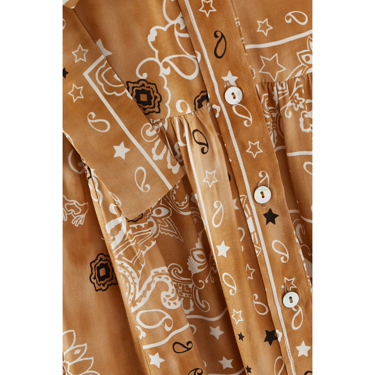 Marella - Cloruro Printed Maxi Dress in Viscose-twill Neutral