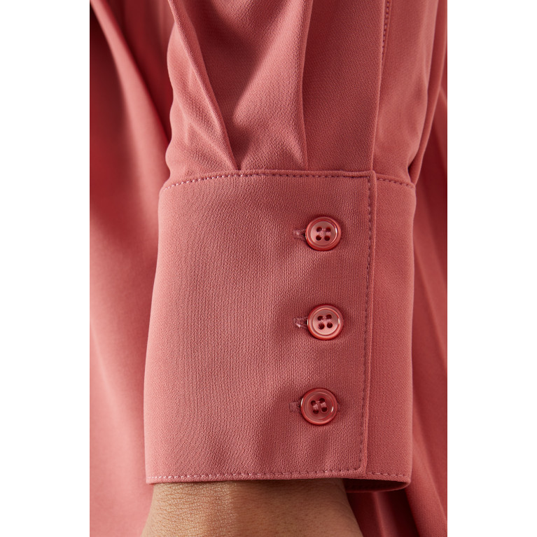 Marella - Egadi Pleated Midi Dress Pink