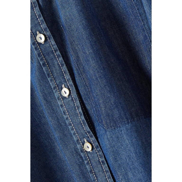 Marella - Partout Pocket-detail Shirt in Denim