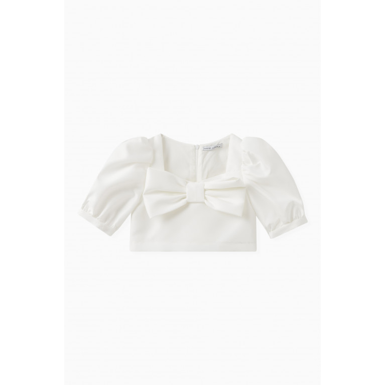 MamaLuma - Bow Detail Blouse in Polyester