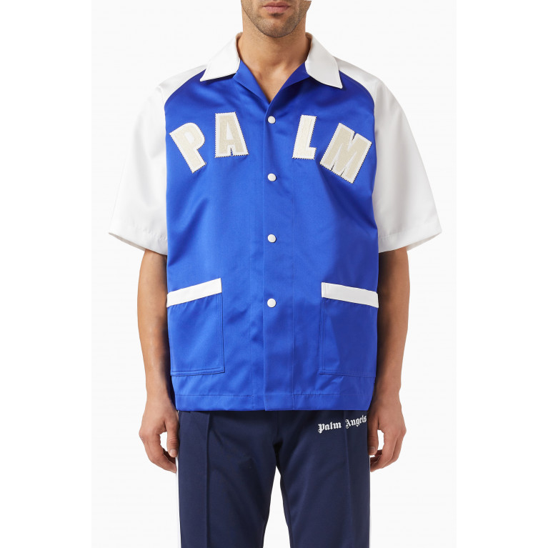 Palm Angels - Baseball Bowling Shirt in Nylon