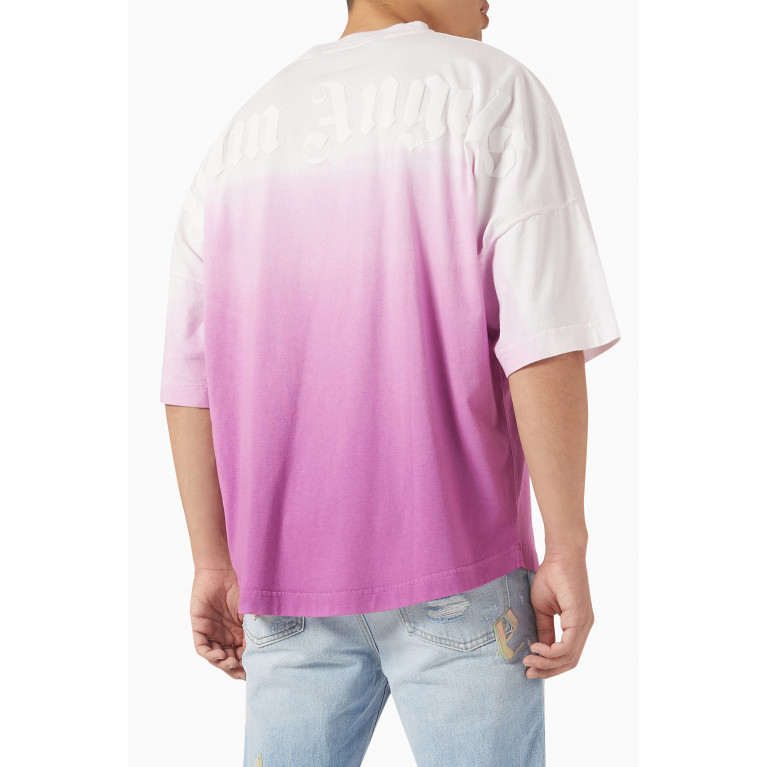 Palm Angels - Gradient T-shirt in Cotton Jersey