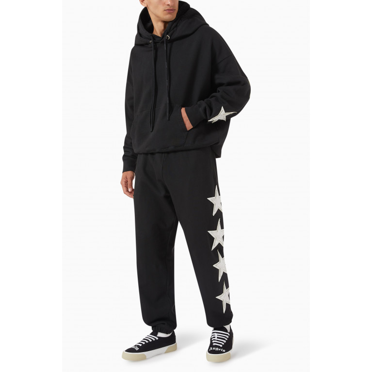 Palm Angels - Patched Stars Sweatpants in Cotton