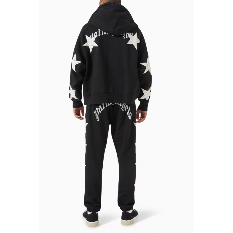 Palm Angels - Patched Stars Sweatpants in Cotton