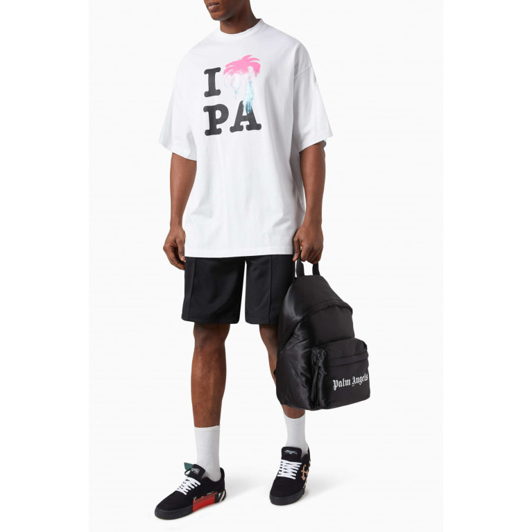 Palm Angels - I Love PA T-shirt in Cotton Jersey White