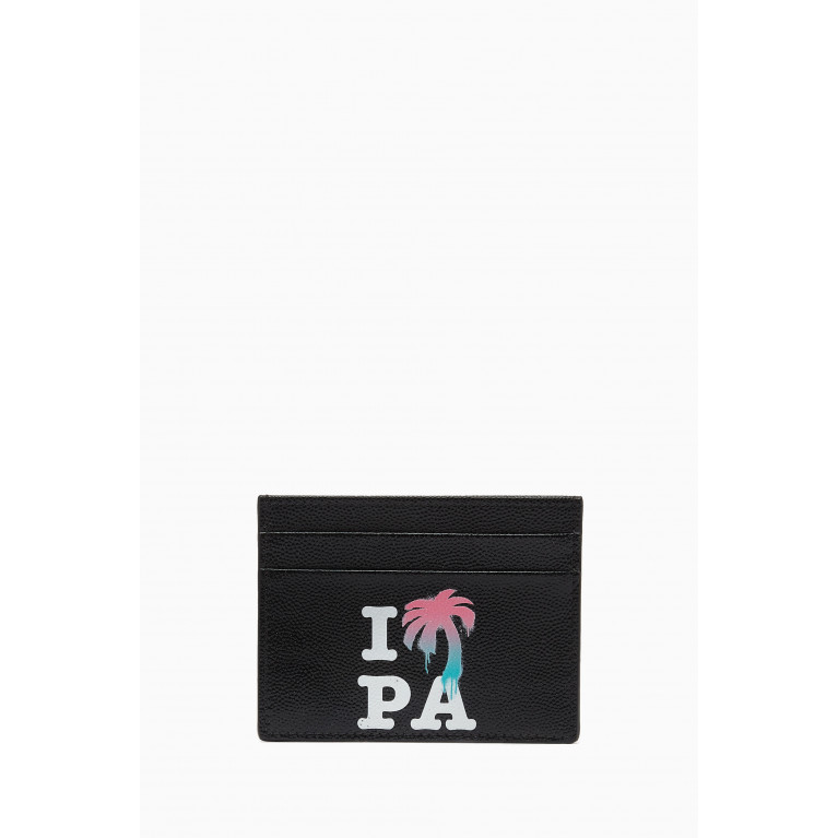 Palm Angels - I Love PA Cardholder in Calf Leather