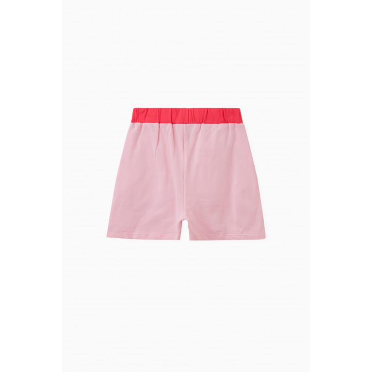 NASS - Girl-power Text-print Shorts in Cotton