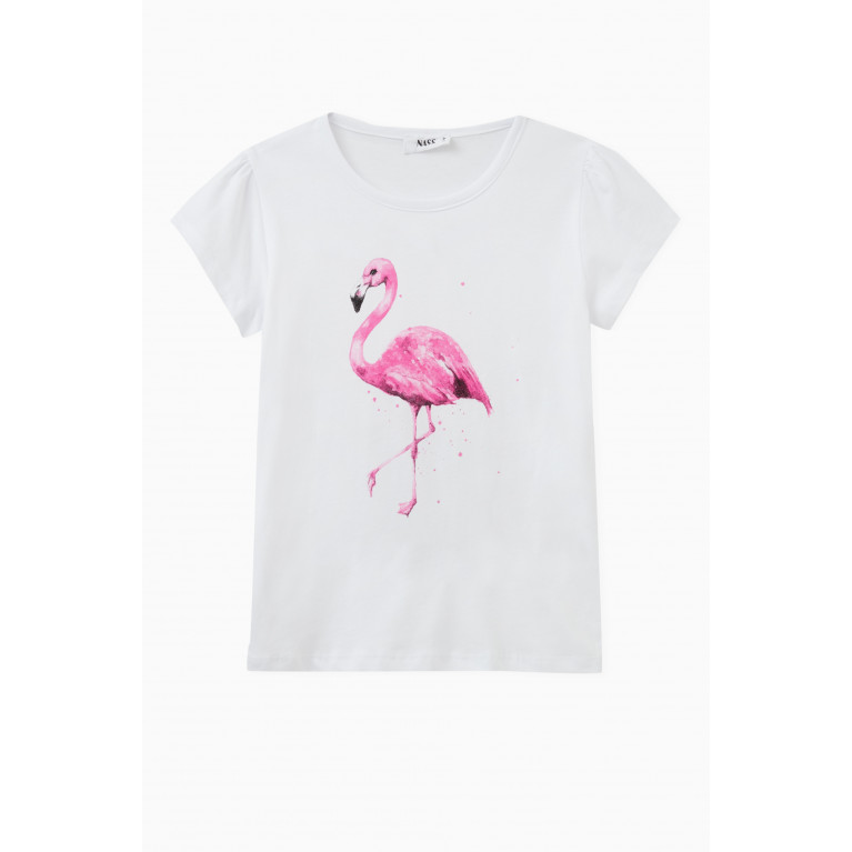 NASS - Flamingo T-shirt in Cotton