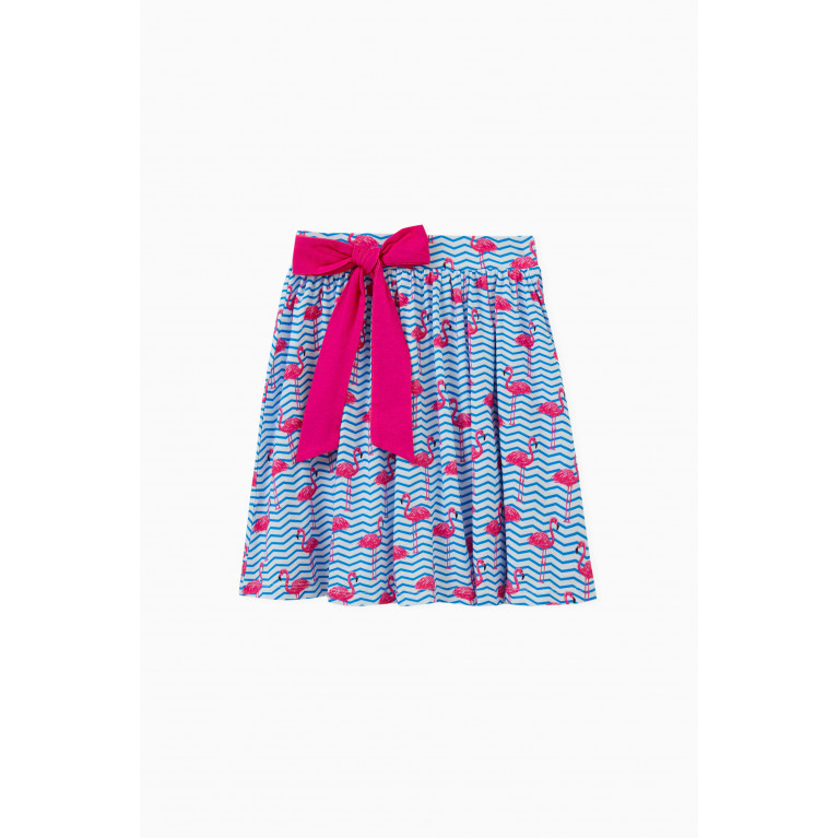NASS - Flamingo Bow Skirt in Cotton