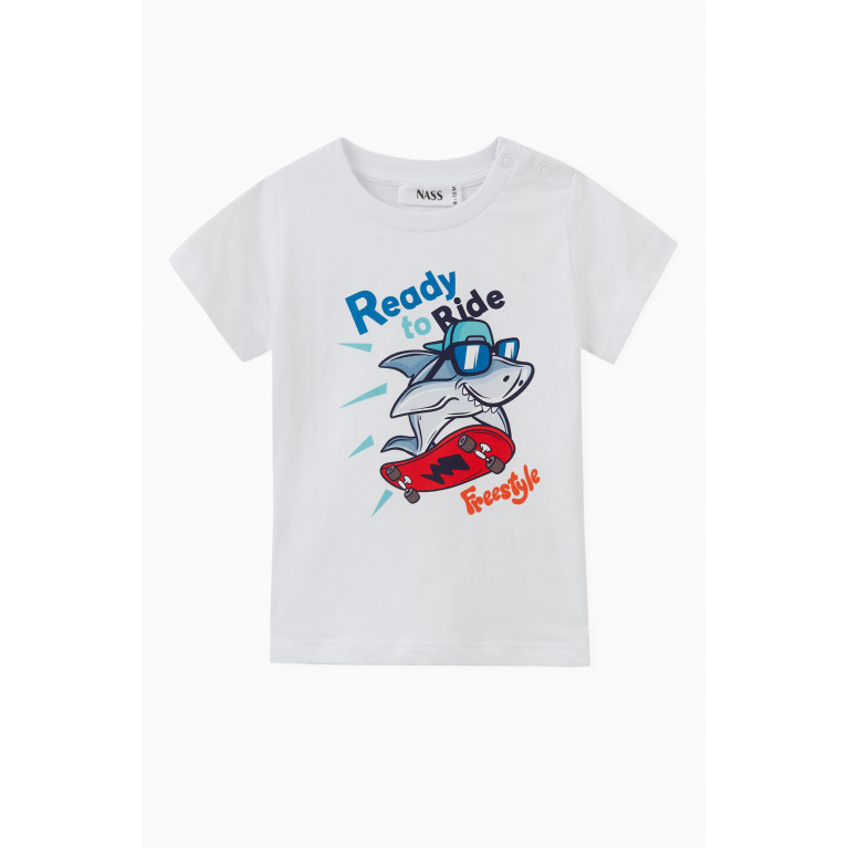 NASS - Shark T-shirt in Cotton