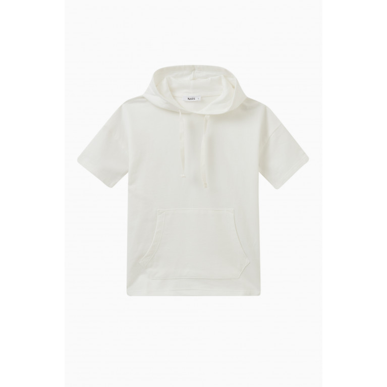 NASS - Drawstring Hooded Sweatshirt in Cotton