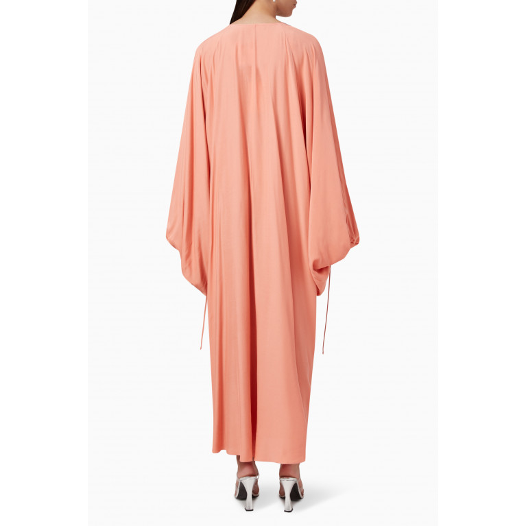 SHATHA ESSA - Coral Sands Embellished Maxi Dress