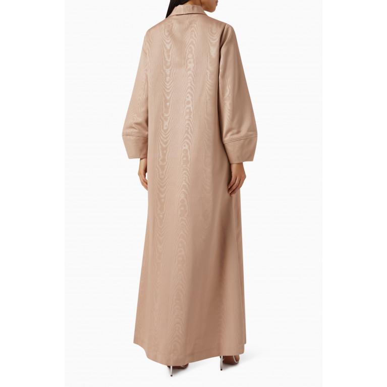 Vaya - Lapel-collar Abaya in French Murray