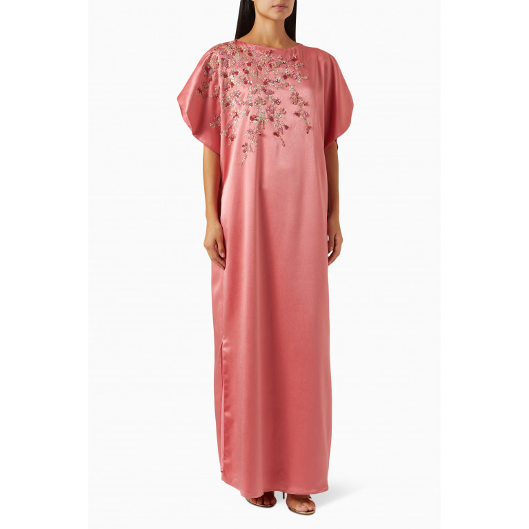 Ruya - Embellished Kaftan Pink