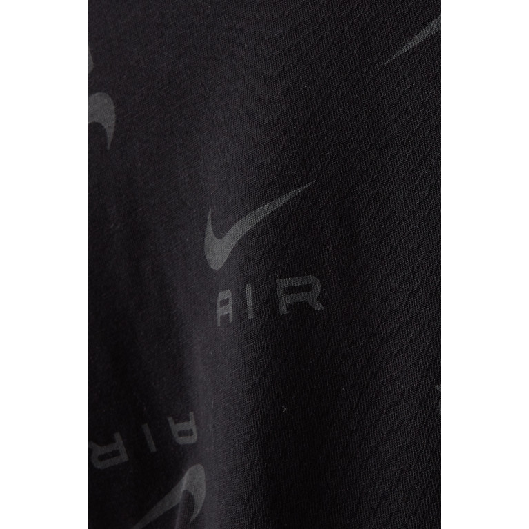 Nike - Cropped Logo Print T-shirt in Cotton