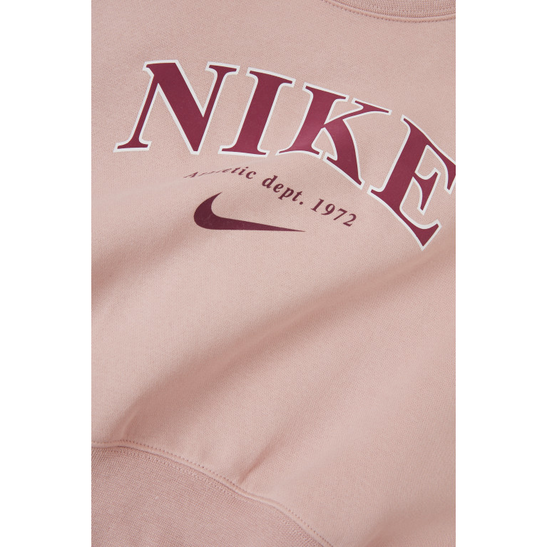 Nike - Logo Print Sweatshirt in Cotton Blend