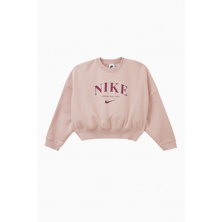 Nike - Logo Print Sweatshirt in Cotton Blend