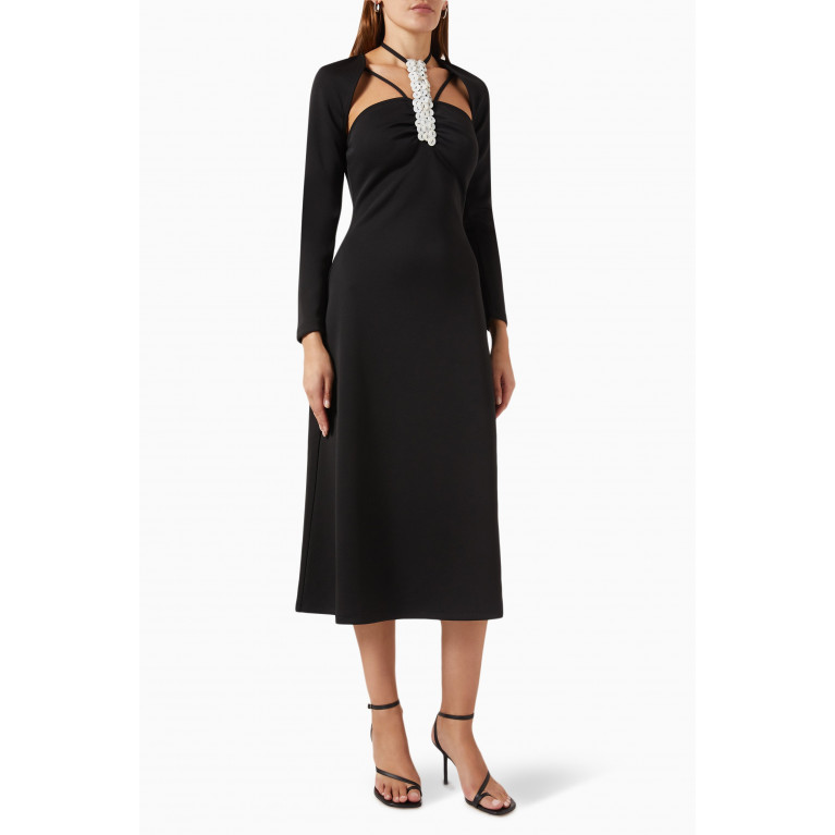 C/MEO - To The End Midi Dress in Jersey