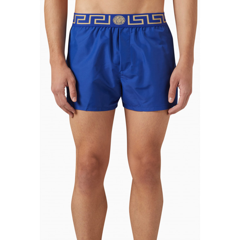 Versace - Greca Border Swim Shorts in Nylon