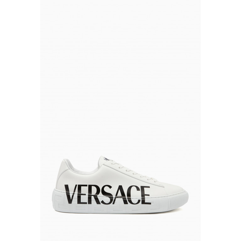 Versace - Low-Top Sneakers in Calf Leather