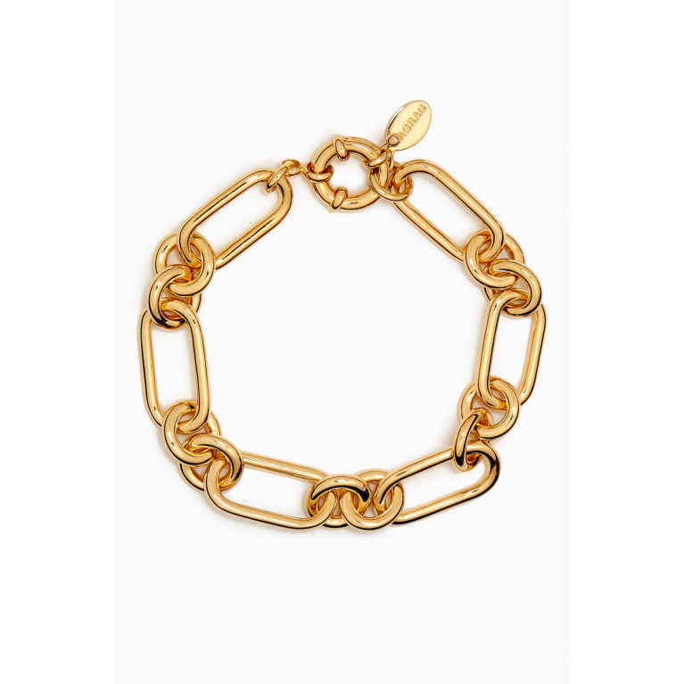 Ragbag - Chunky Chain Bracelet in 18kt Gold-plated Brass