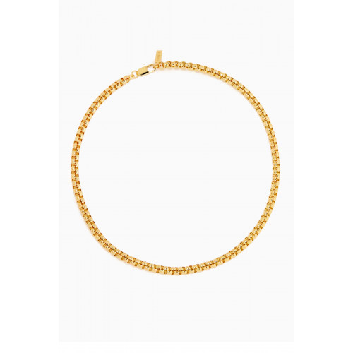 Ragbag - Spherical Chain Necklace in 18kt Gold-plated Brass Gold