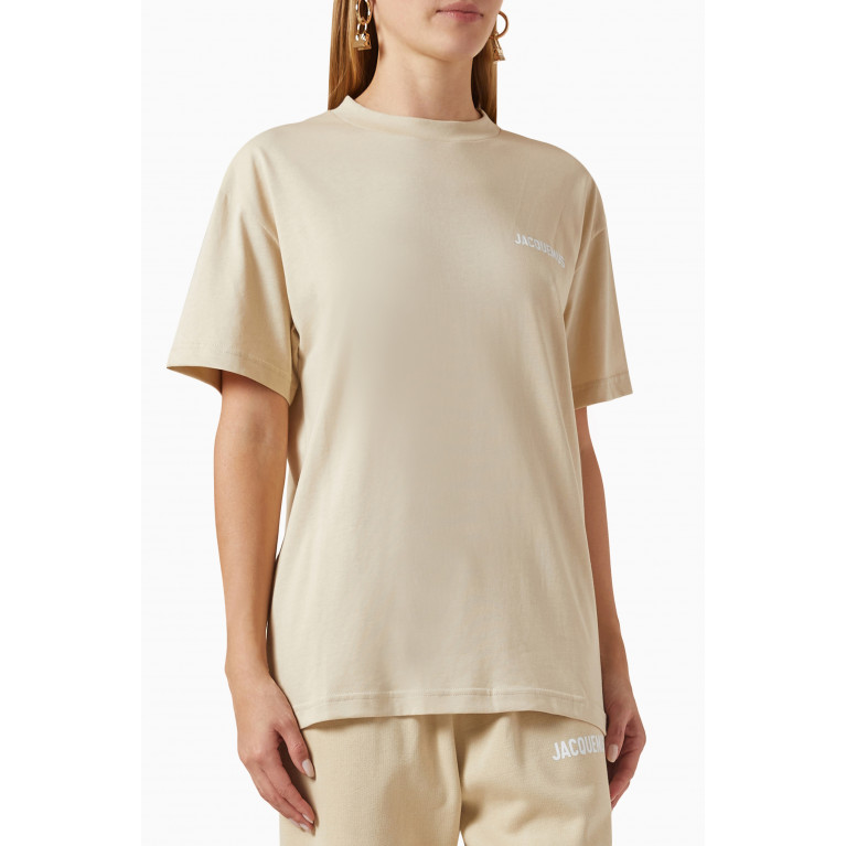 Jacquemus - Le T-shirt Jacquemus in Cotton Neutral