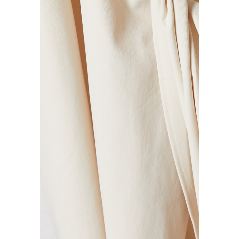 Jacquemus - La Robe Camisa Mini Shirt Dress in Twill White