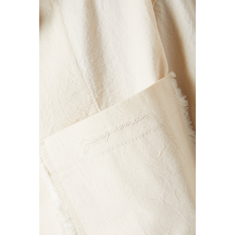 Jacquemus - Boxy Frayed Edges Shirt in Cotton