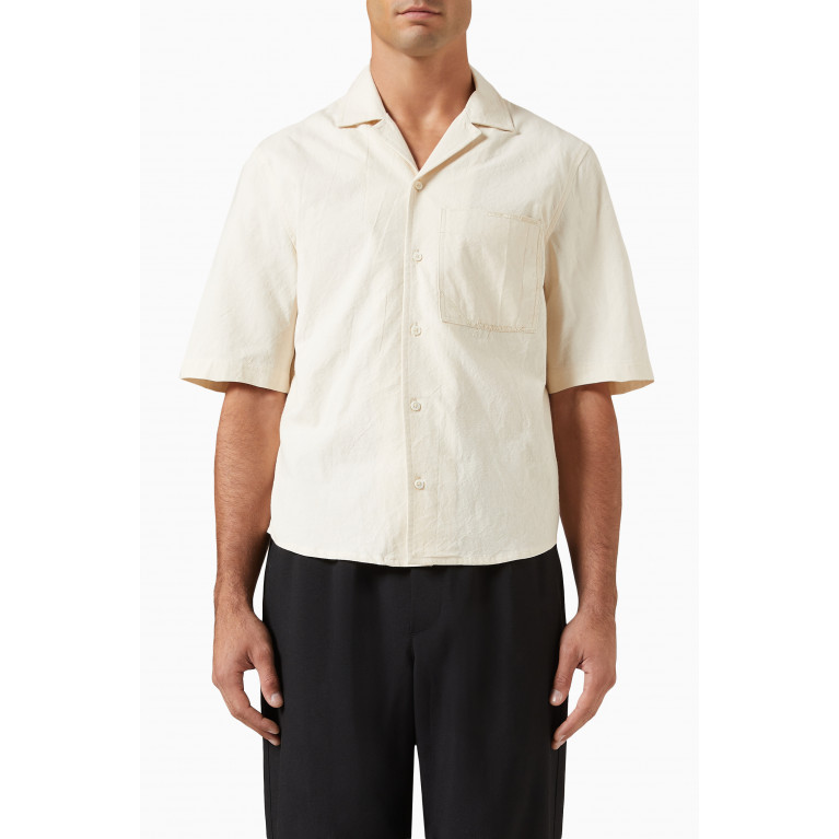 Jacquemus - Bowling Shirt in Cotton Canvas